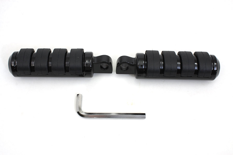 27-1457 - Small Cats Paw Footpeg Set Black by Wyatt Gatling