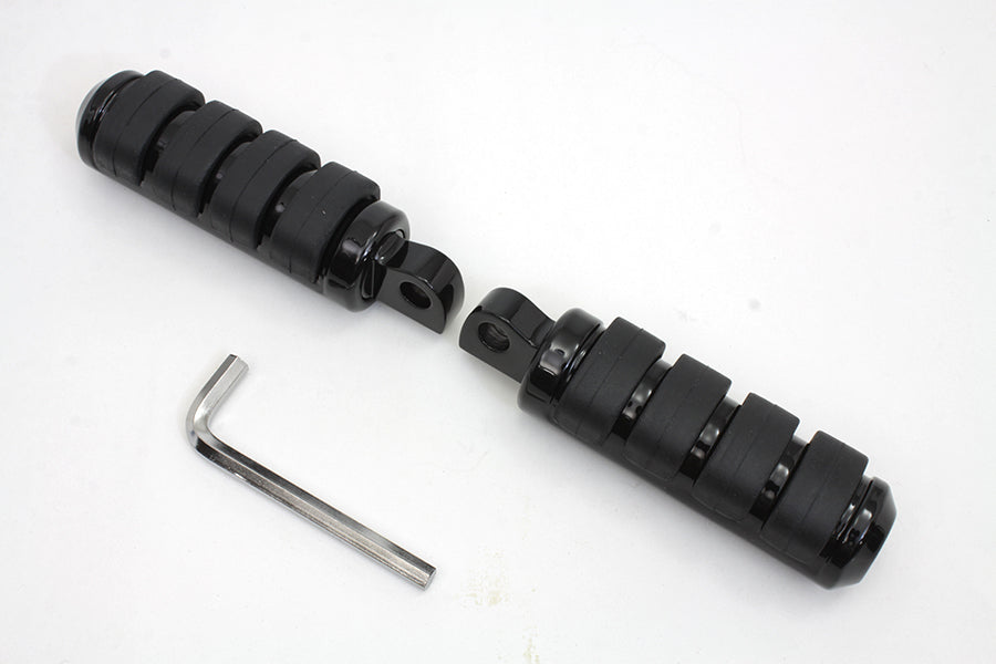 27-1457 - Small Cats Paw Footpeg Set Black by Wyatt Gatling