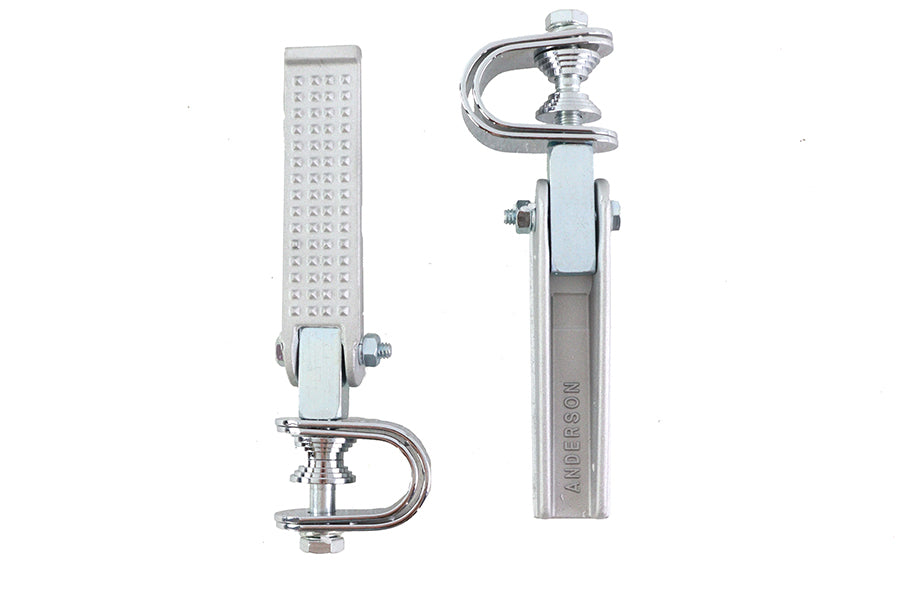 27-1507 - CHROMED Chopper Style Footpeg Set by V-Twin