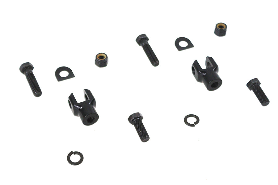 Footpeg Yoke Set Black