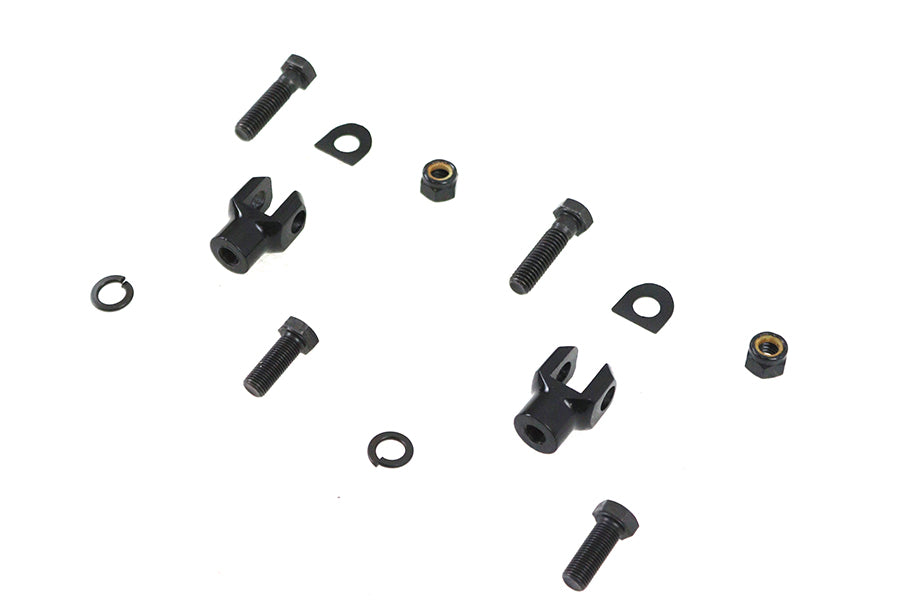 Footpeg Yoke Set Black