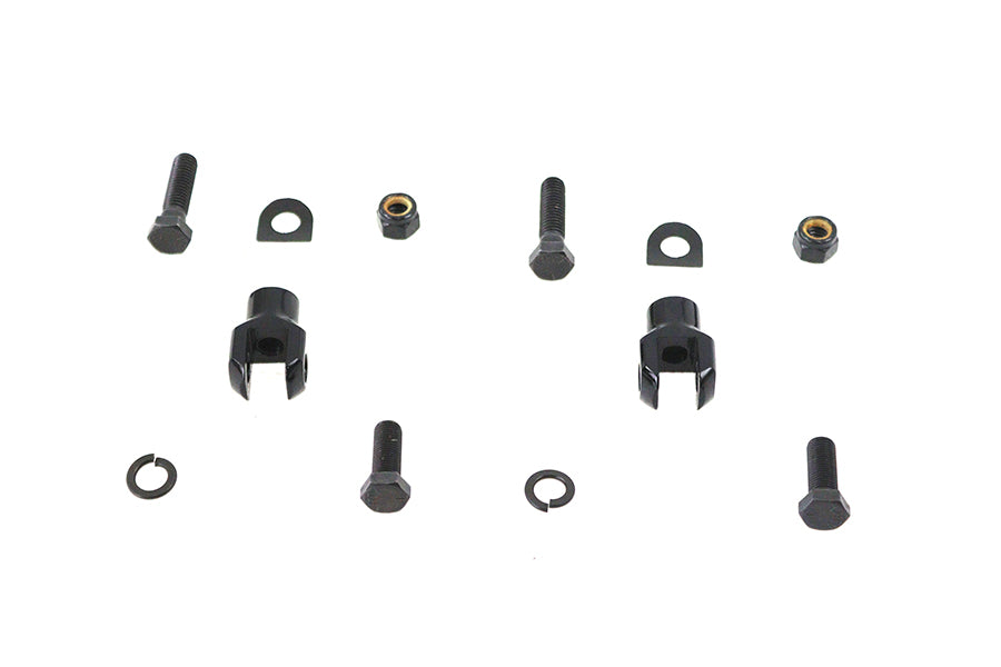 Footpeg Yoke Set Black