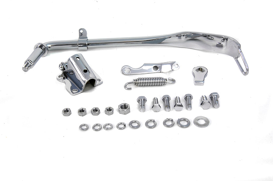 27-1555 - Jiffy Kickstand Assembly Chrome by V-Twin
