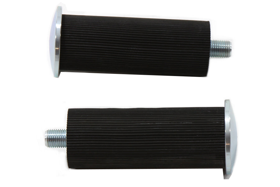 27-1676 - Rear Buddy Seat Footpeg Set Zinc by V-Twin