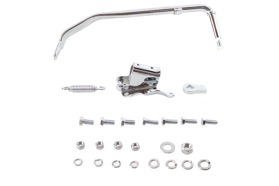 27-1720 - Jiffy Kickstand Assembly Chrome by V-Twin