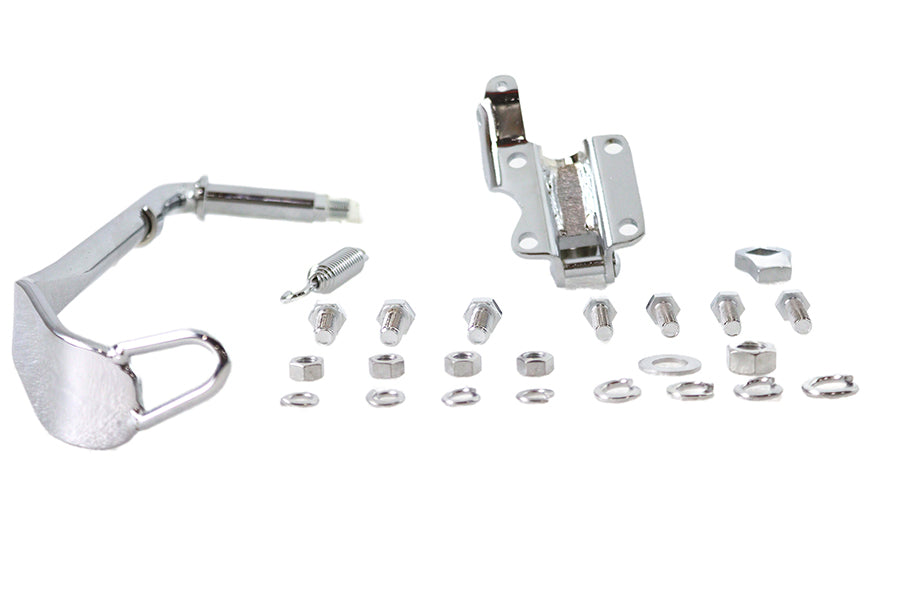 27-1720 - Jiffy Kickstand Assembly Chrome by V-Twin