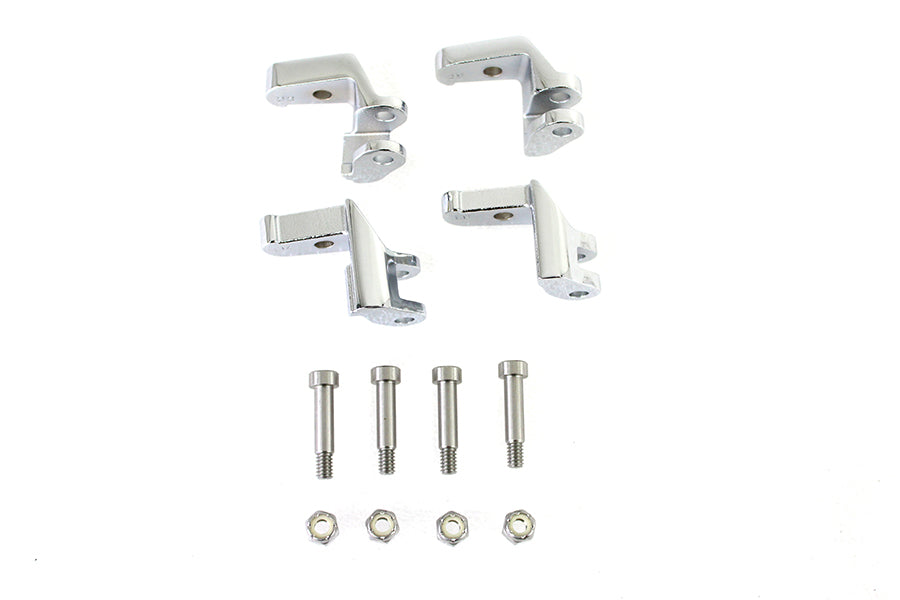 27-1772 - Driver Footboard Relocator Kit Chrome by V-Twin