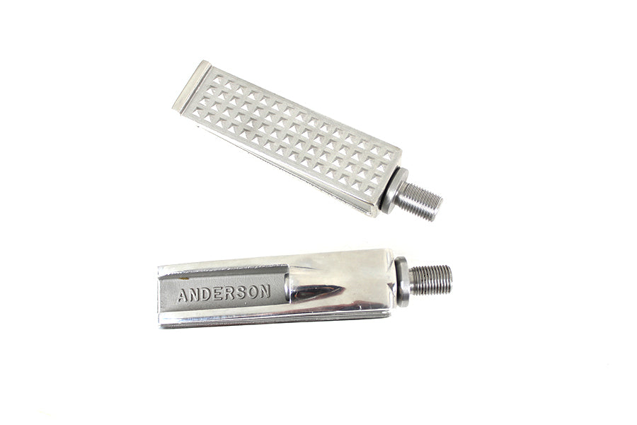 27-1778 - Anderson Footpeg Set Stainless Steel by V-Twin