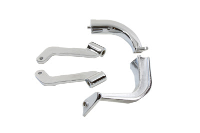 27-1793 - Footboard Mount Bracket Set Chrome by V-Twin