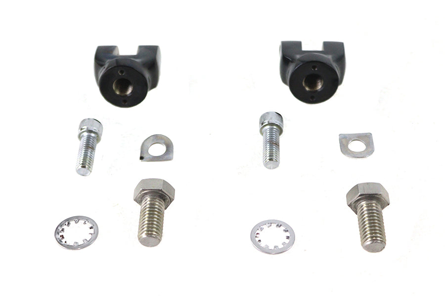 27-1822 - Mini Footpeg Clevis Set Black by V-Twin
