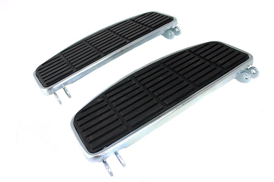 27-1823 - Driver Zinc Plated 'D' Shape Footboard Set by V-Twin