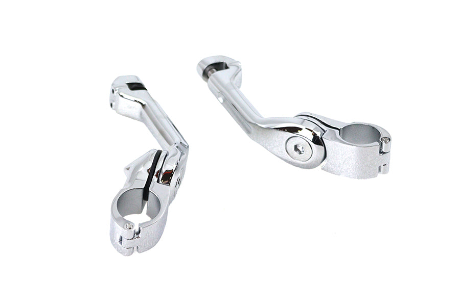 Adjustable Long Footpeg Mount Kit Cast Steel