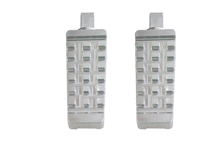 27-2154 - Zinc Male End Footpeg Set by V-Twin