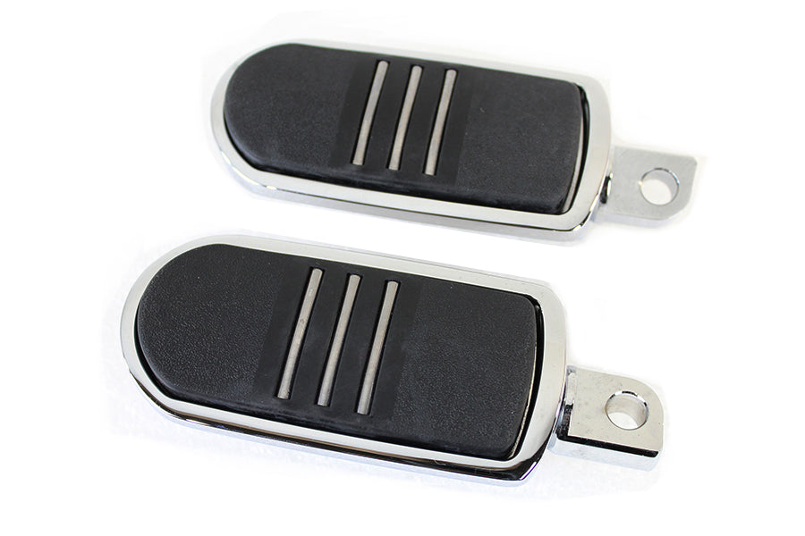 27-3545 - Chrome Small Streamliner Style Footpeg Set by Wyatt Gatling