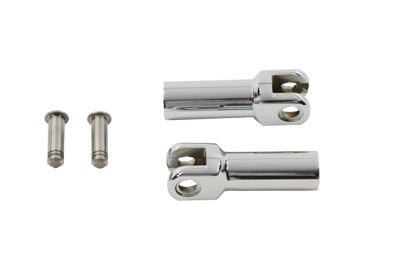 27-3563 - Footpeg Support Extension Kit Chrome by V-Twin