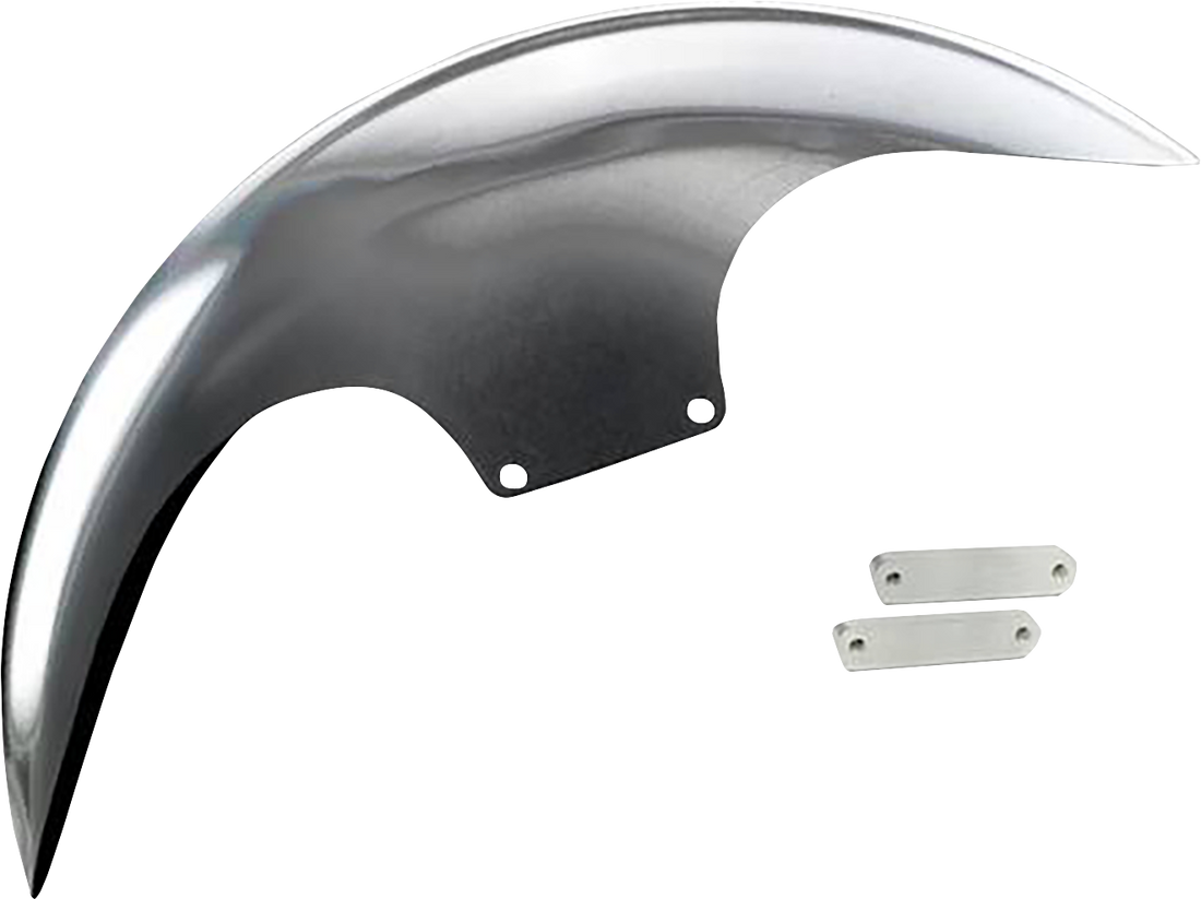 PAUL YAFFE BAGGER NATION Cafe Front Fender - 21" - Satin Adaptors PYO:CAFE-21-14L-S