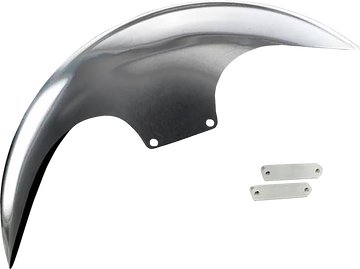 PAUL YAFFE BAGGER NATION Cafe Front Fender - 21" - Satin Adaptors PYO:CAFE-21-14L-S