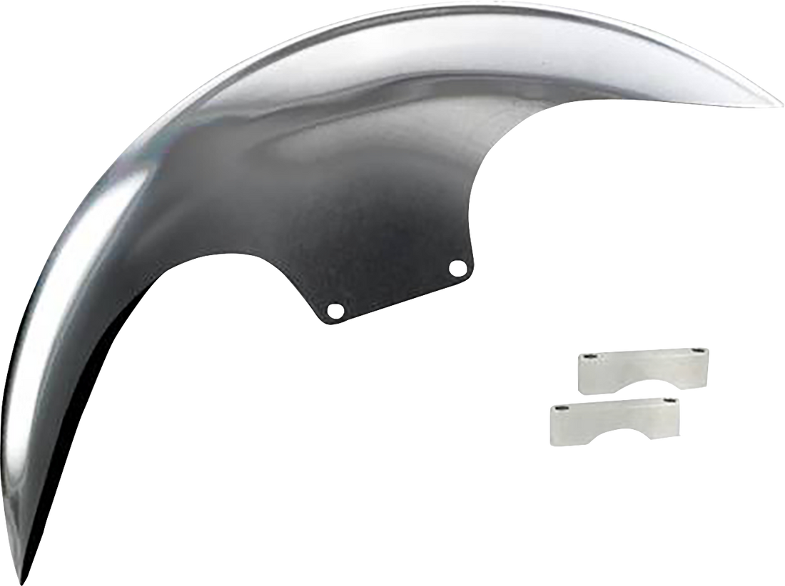 PAUL YAFFE BAGGER NATION Cafe Front Fender - 21" - Satin Spacers PYO:CAFE-21-13E-S