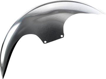 PAUL YAFFE BAGGER NATION Cafe Front Fender - 21" - Chrome Adaptors PYO:CAFE-21-14L-C