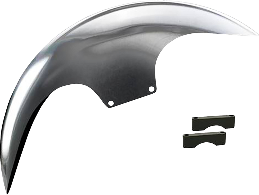 PAUL YAFFE BAGGER NATION Cafe Front Fender - 21" - Black Spacers PYO:CAFE-21-13E-B