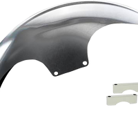 PAUL YAFFE BAGGER NATION Cafe Front Fender - 21" - Chrome Spacers PYO:CAFE-21-13E-C