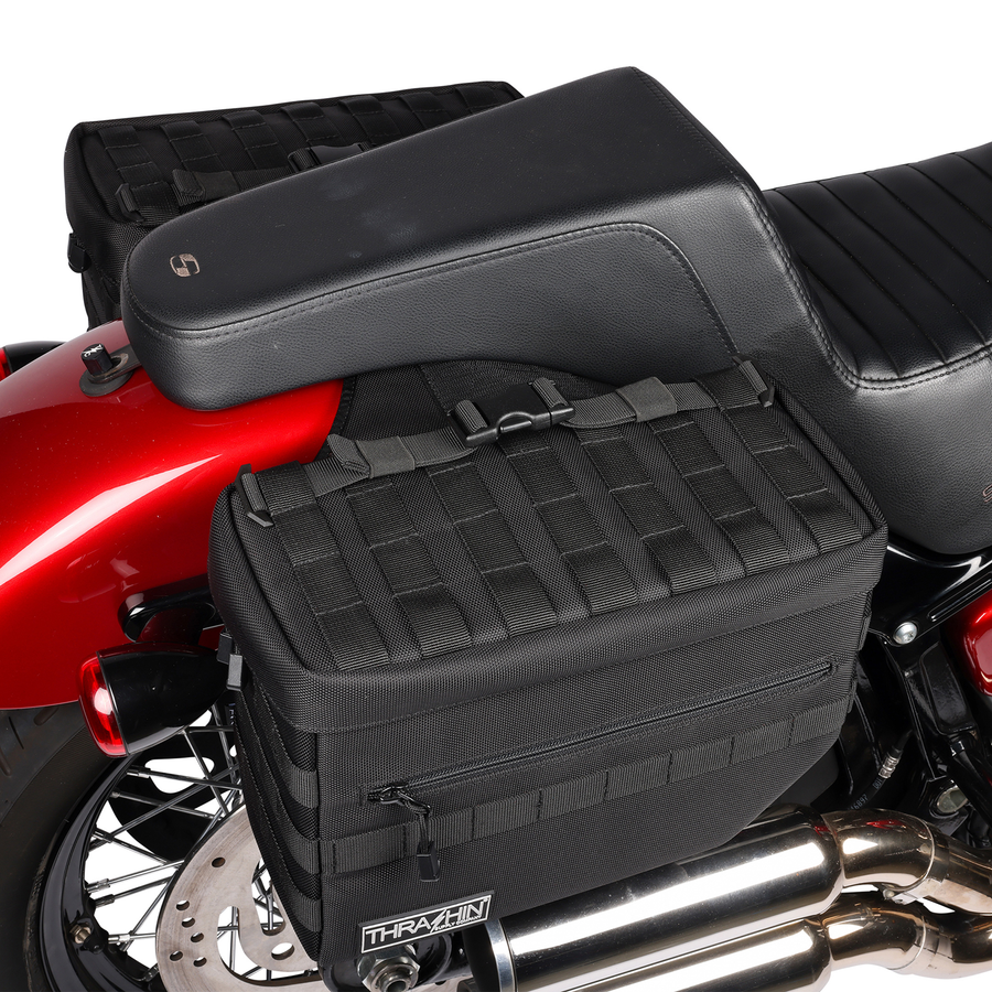 THRASHIN SUPPLY CO. Escape Saddlebags - Black TSB-0007