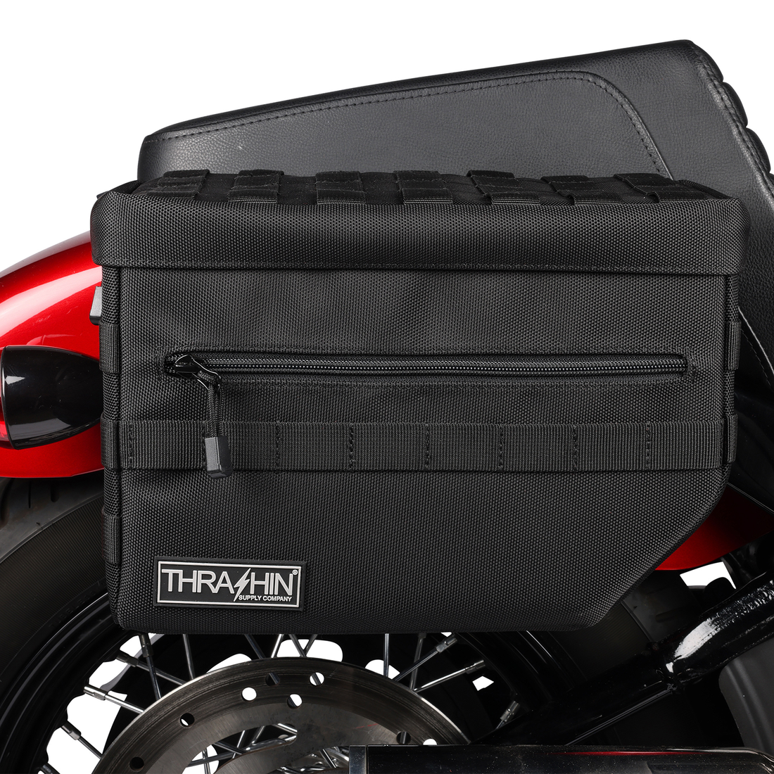 THRASHIN SUPPLY CO. Escape Saddlebags - Black TSB-0007