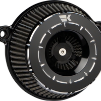 KHROME WERKS Instigator Air Cleaner - Tracer - Black - Twin Cam 250210