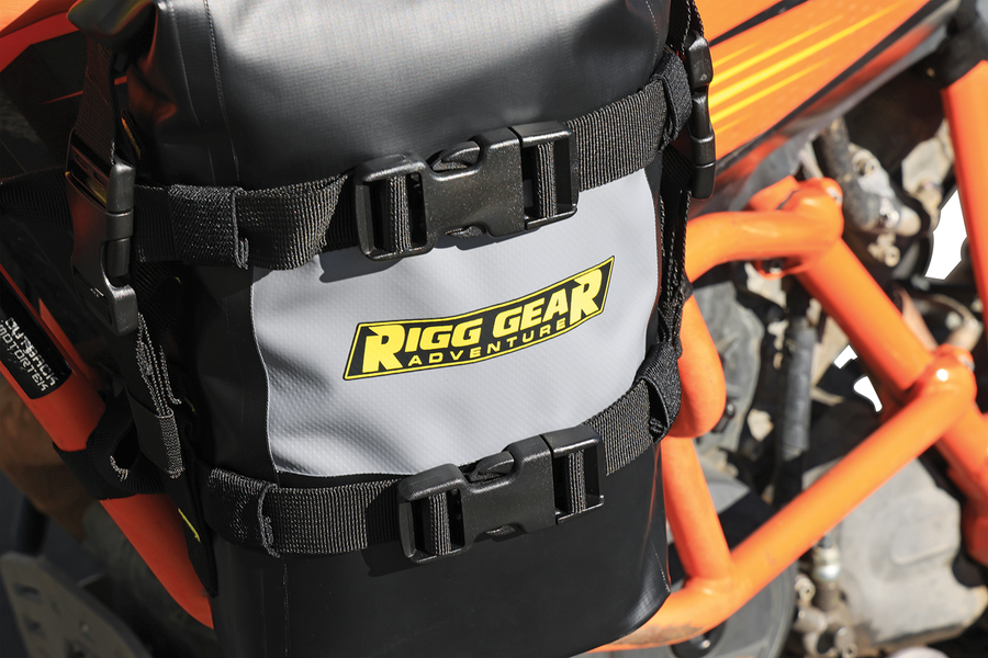 NELSON RIGG Hurricane RiggPak Crash Bar/Tail Bag - Black/Gray SE-4005