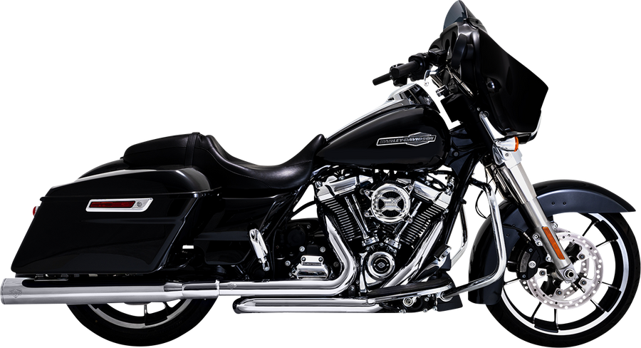 VANCE & HINES Dresser Duals Header System - Chrome 17351