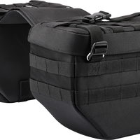 THRASHIN SUPPLY CO. Expedition Saddlebags - Black TSB-0008