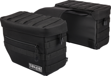 THRASHIN SUPPLY CO. Essential Saddlebags - Black TSB-0006