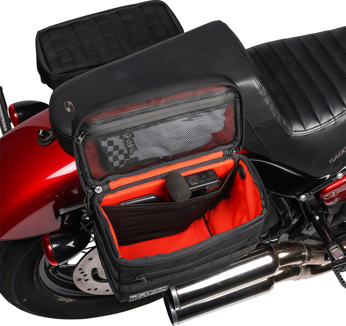 THRASHIN SUPPLY CO. Essential Saddlebags - Black TSB-0006