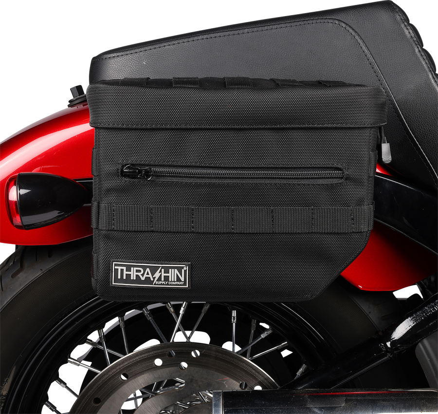 THRASHIN SUPPLY CO. Essential Saddlebags - Black TSB-0006