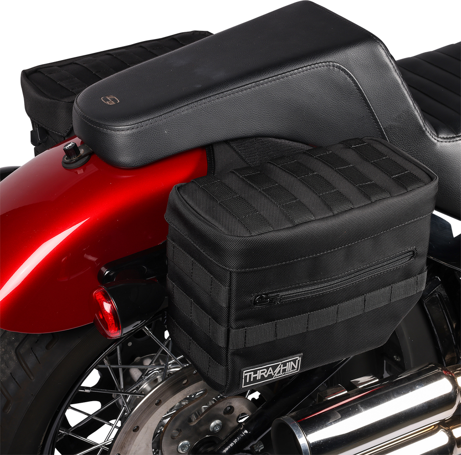 THRASHIN SUPPLY CO. Essential Saddlebags - Black TSB-0006