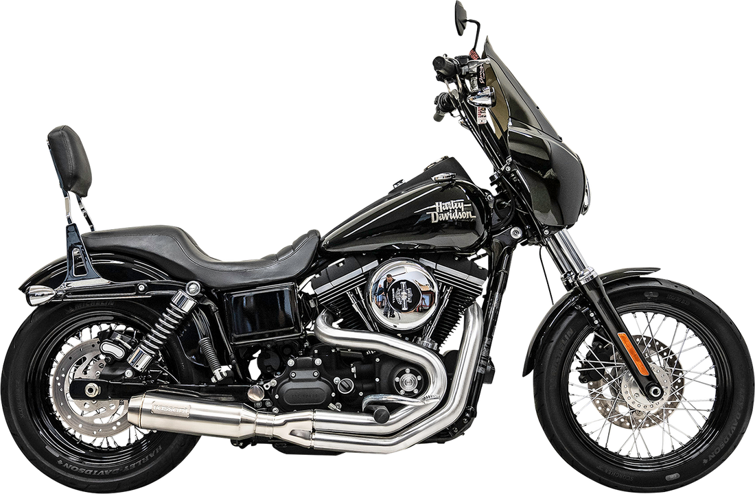 1800-2622 - BASSANI XHAUST 2-into-1 Mid-Length Super Bike Exhaust System - Stainless Steel 1D4SS