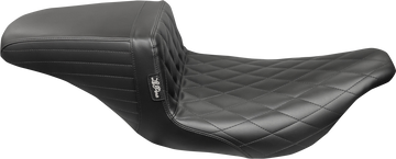 LE PERA Kickflip Seat - Diamond - Black - FL '97-'07 LH-597DM