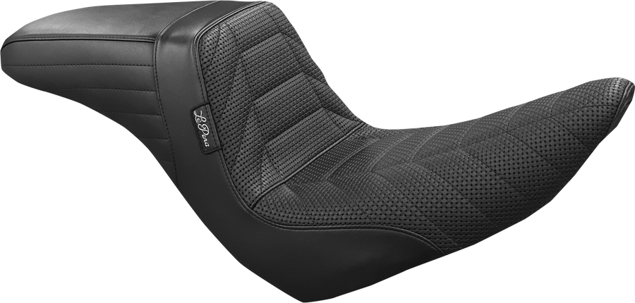 LE PERA Kickflip Seat - Track Pleat - Black '18-'23 LYR-590TRKPT