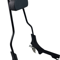 MOTHERWELL Quick Release Sissy Bar - 23" - With Pad - Matt Black MWL-196-18-MB