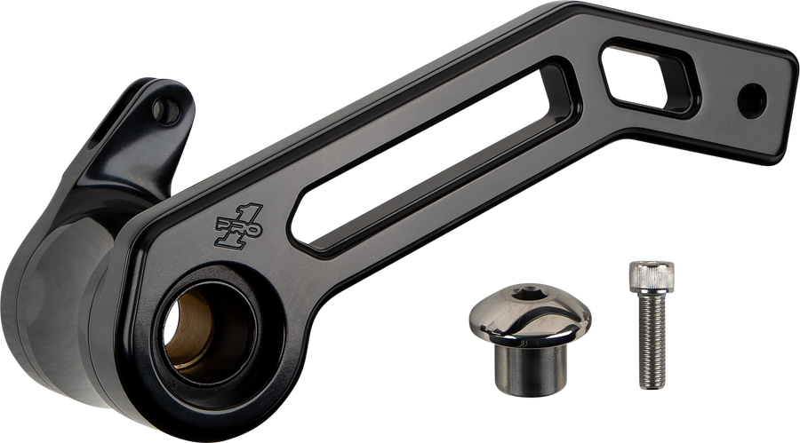 PRO-ONE PERF.MFG. Touring T-Rex Shorty Brake Arm - Black - '14-'22 FL 500773B