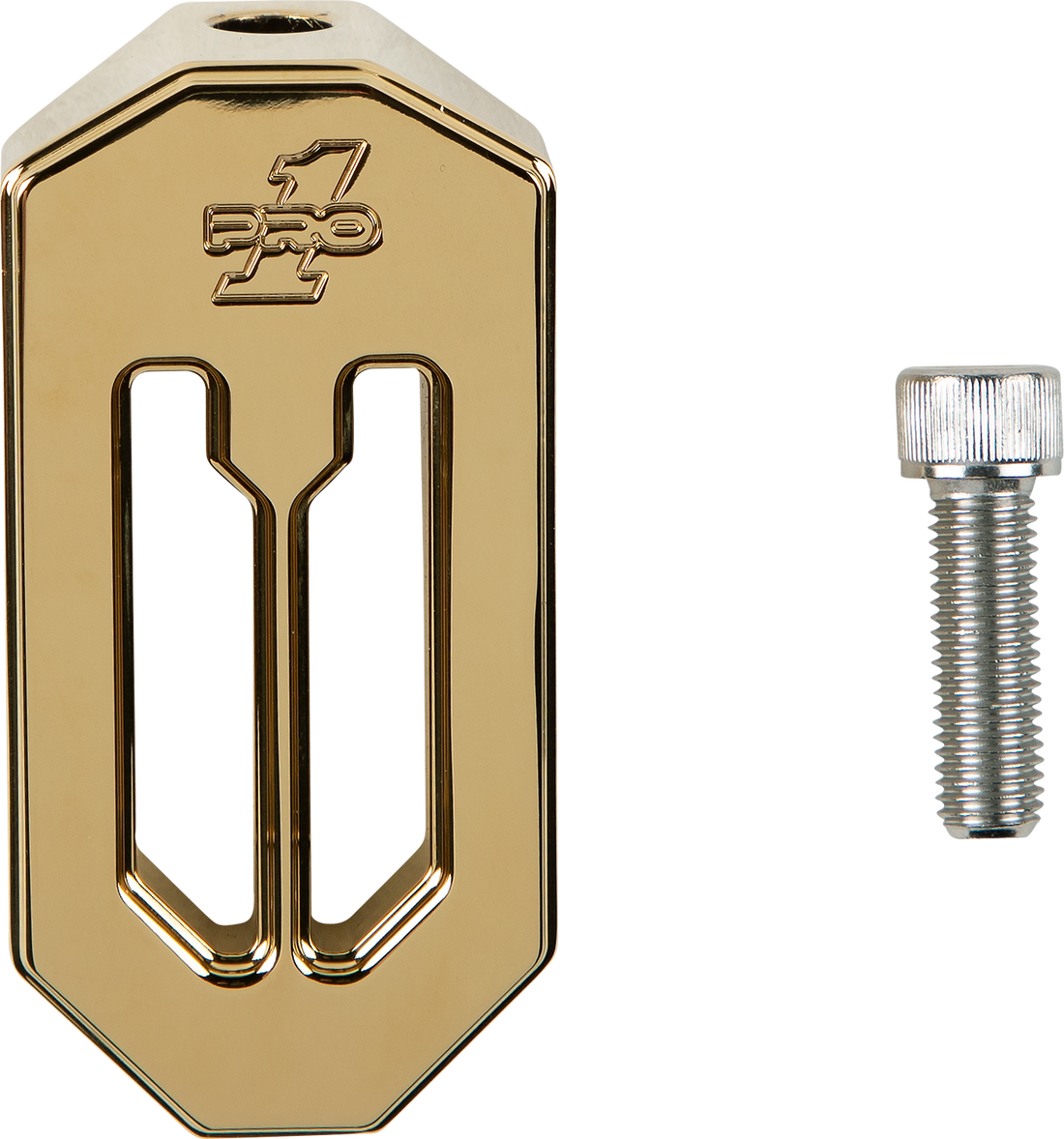 PRO-ONE PERF.MFG. Touring Brake Peg - Gold 500747TIN