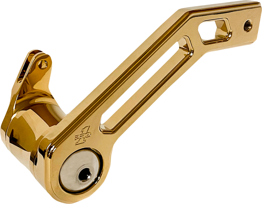 PRO-ONE PERF.MFG. Touring T-Rex Shorty Brake Arm - Gold - '08 -'13 FL 500772TIN