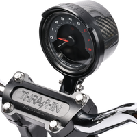 THRASHIN SUPPLY CO. Gauge Relocation Kit - Black TSC-2710-1