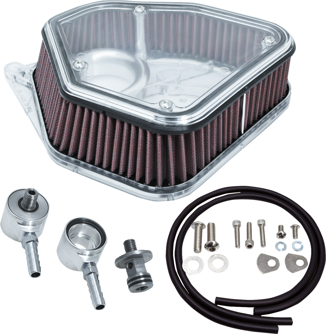 ALLOY ART Boom Box Air Cleaner Kit - Clear Cover 2.8M8P