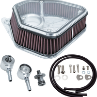 ALLOY ART Boom Box Air Cleaner Kit - Clear Cover 2.8M8P