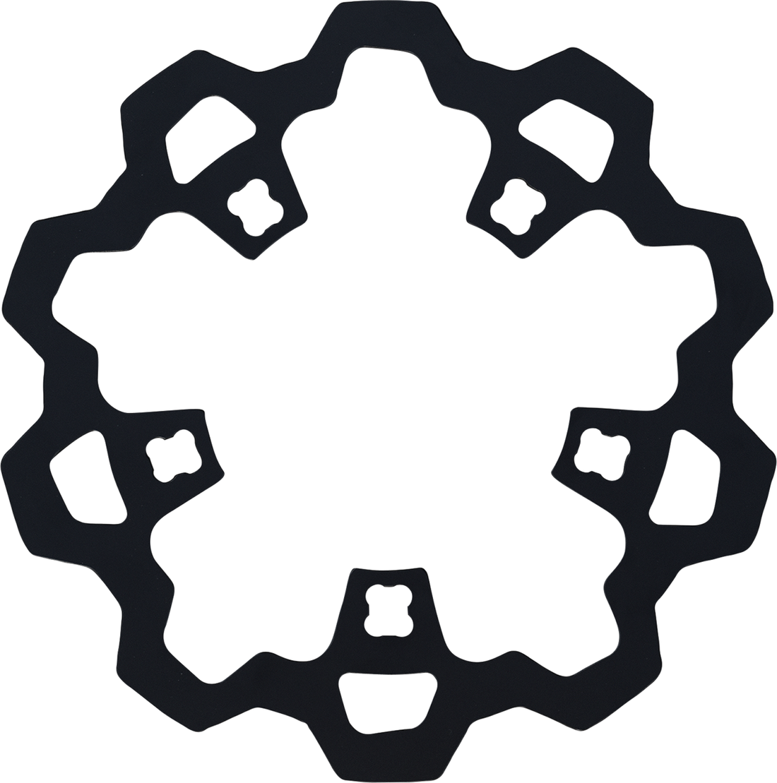 LYNDALL RACING BRAKES LLC Rotor with Gas Slots - Prodigy/Enforcer - Black - 11.8" 3-231-2