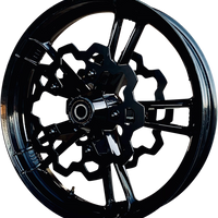 LYNDALL RACING BRAKES LLC Rotor with Gas Slots - Prodigy/Enforcer - Black - 11.8" 3-231-2