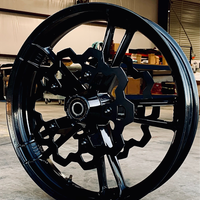LYNDALL RACING BRAKES LLC Rotor with Gas Slots - Prodigy/Enforcer - Black - 11.8" 3-231-2