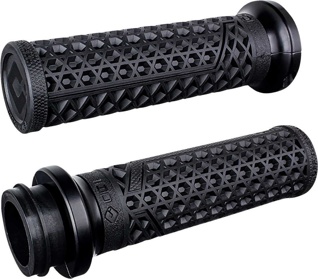 ODI Vans Harley Davidson Grips - TBW - Black/Black V31VHTWB-MB