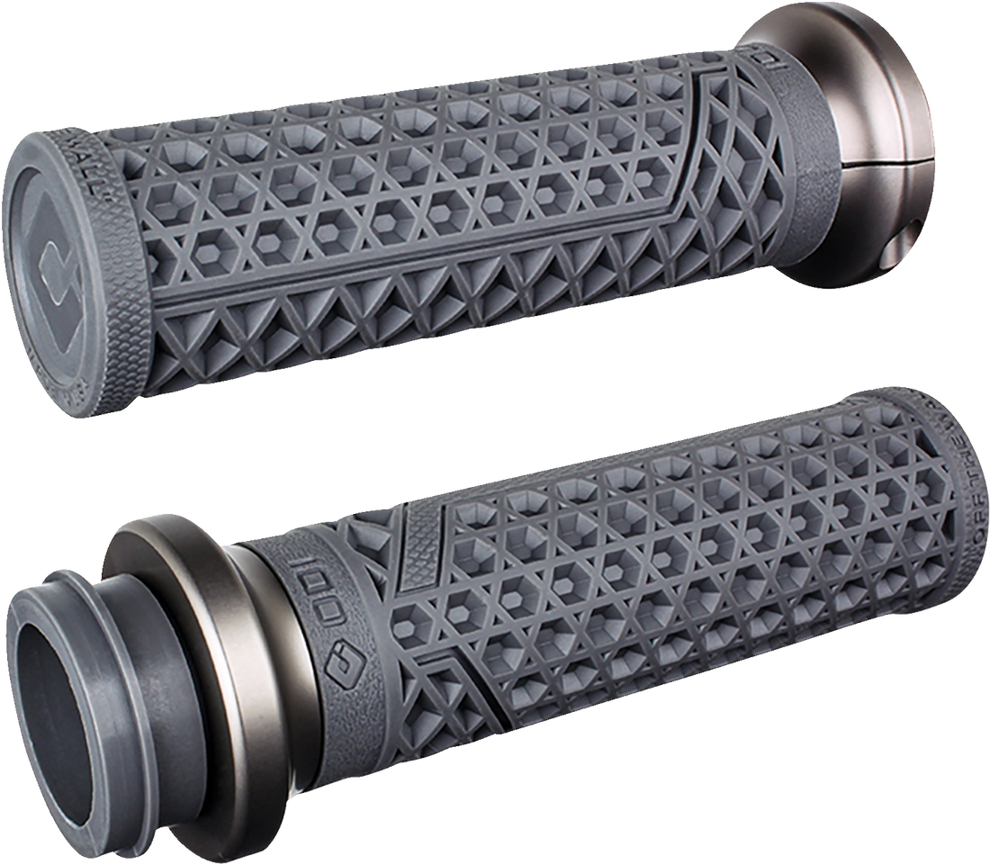 ODI Vans Harley Davidson Grips - TBW - Graphite/Gunmetal V31VHTWH-H